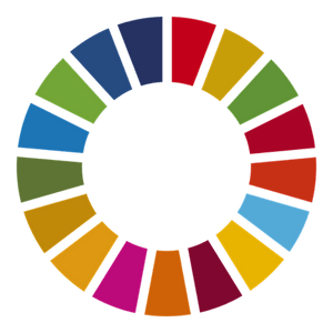 Bærekraftshjulet til FN, uten bakgrunn